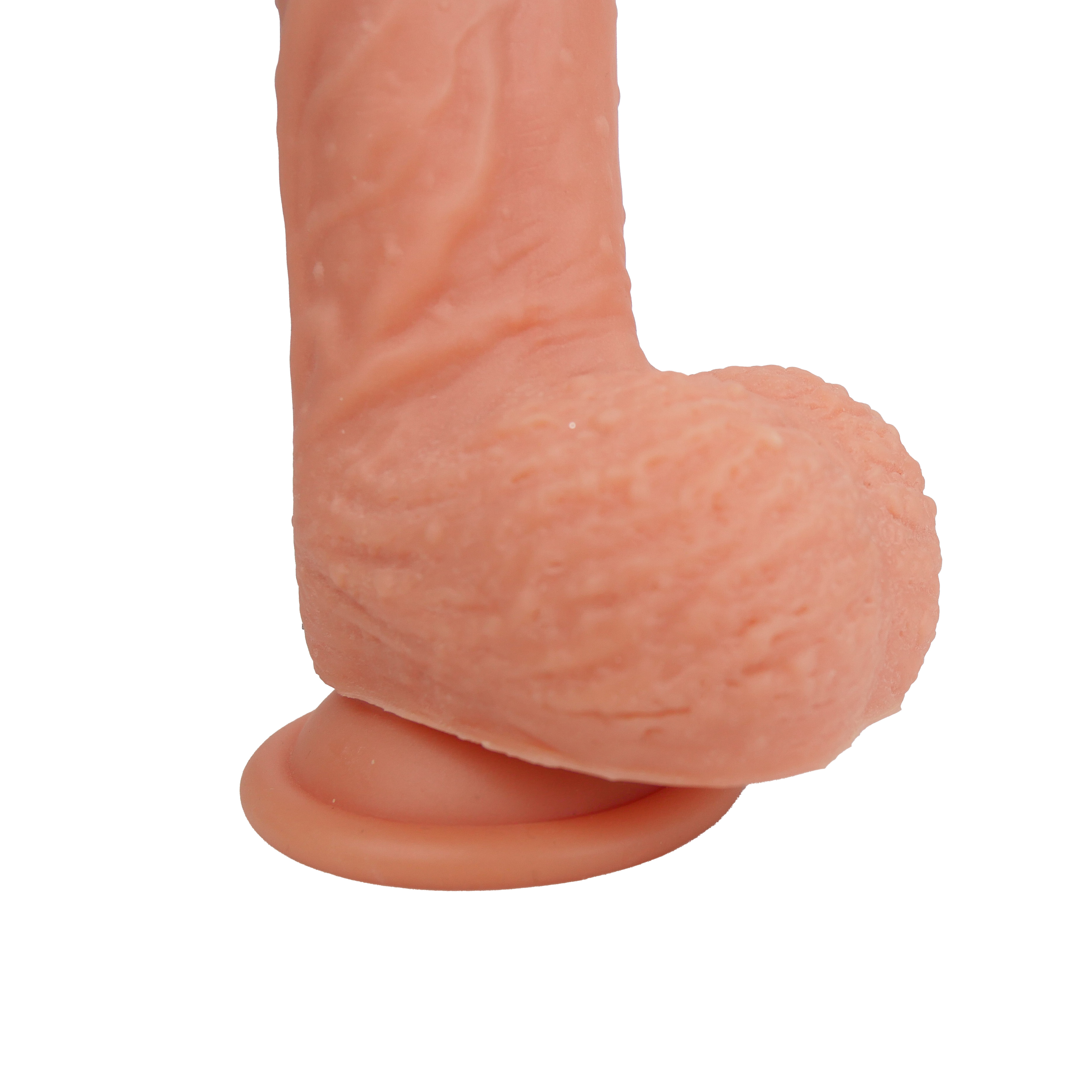 Realistischer Dildo mit Saugnapf – 21,5 cm Gesamtlänge, 15,5 cm Einführlänge, 4 cm Durchmesser